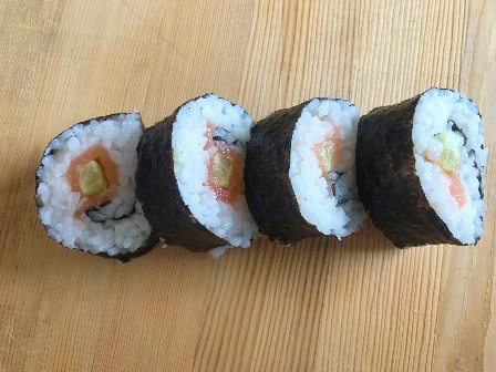 Smoked Salmon Sushi Rolls